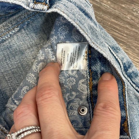 Banana Republic Button Fly Jeans with hem details - Picture 3 of 4